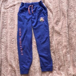 Nike Blue Sweatpants with Drawstring Waistband